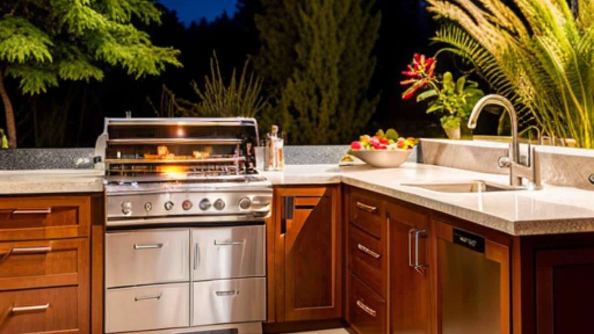 Fireproof Stainless Steel vs. Flammable Solid Wood for Outdoor Kitchen Designs